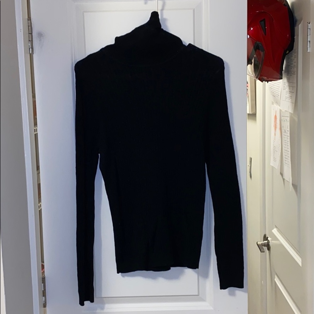 Black turtleneck